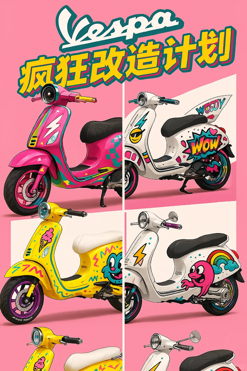 ?小摩托疯狂改造计划：可爱到犯规！