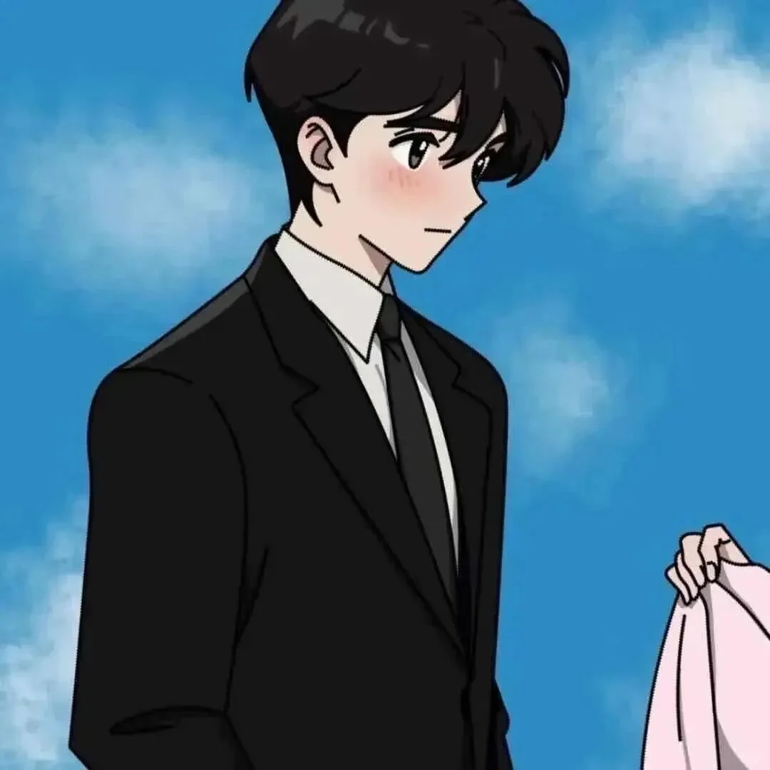 浪漫情头｜发丝缠过晚风里