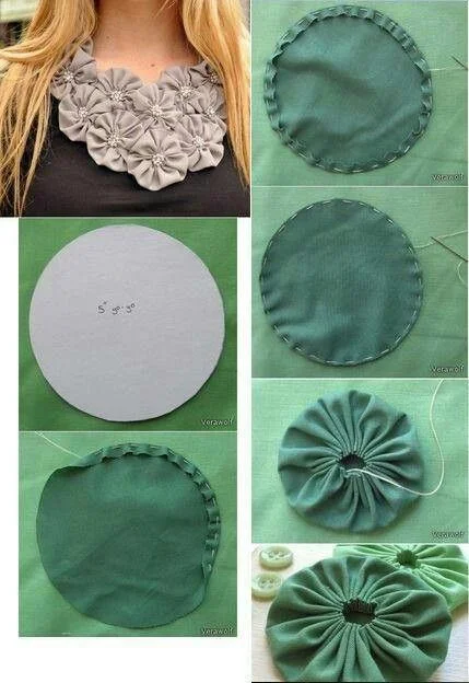 Day16 面料改造“小花蕾”