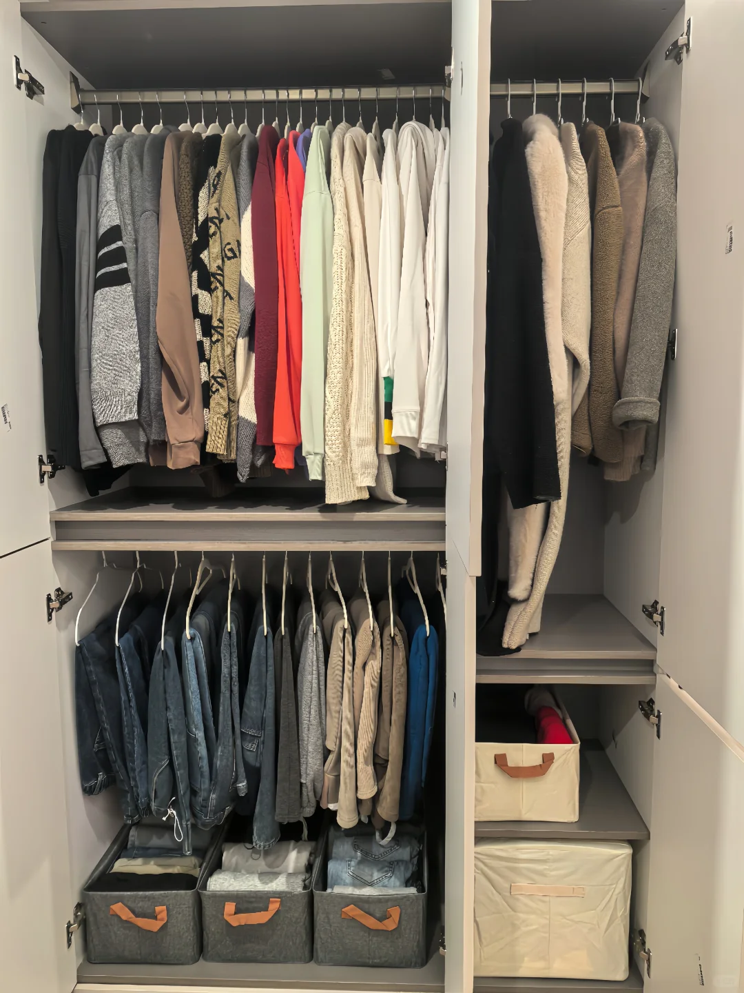 90后整理师的衣橱收纳法则‼️