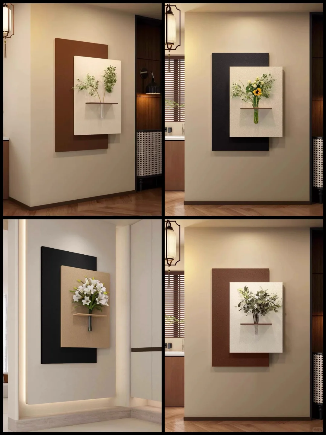 万万没想到，花瓶与画的搭配泰酷啦???