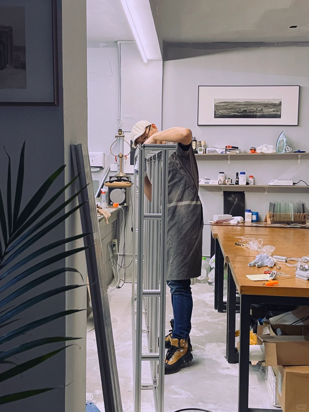 做个大型晒版机。