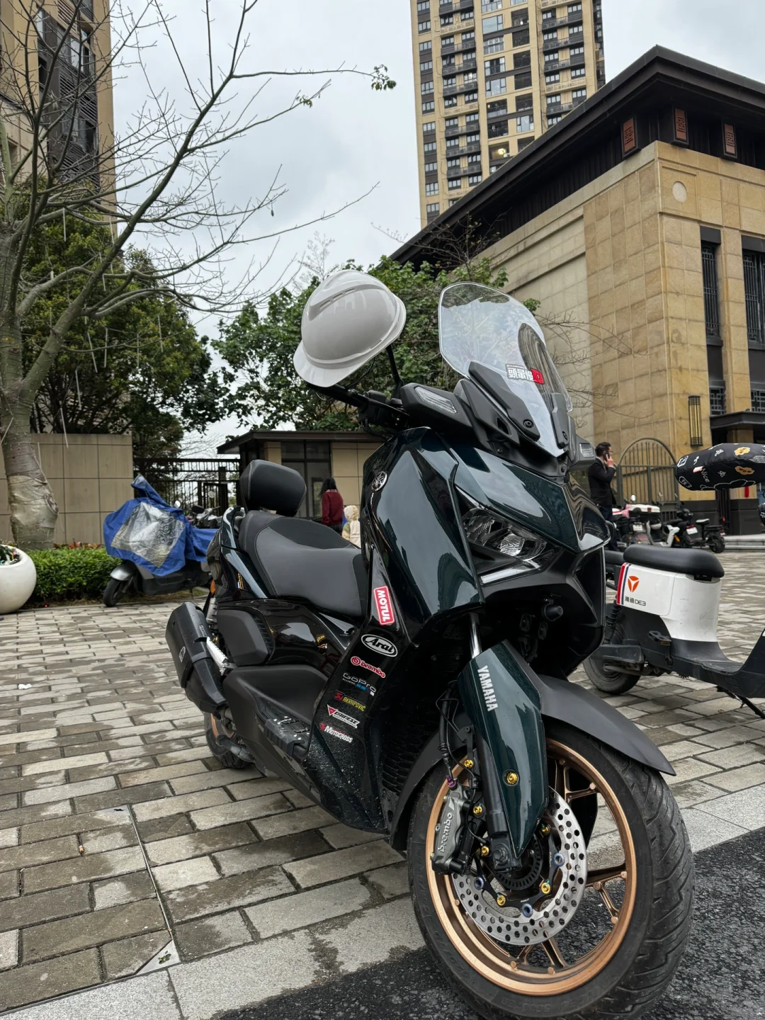 Xmax300 花1188元升级前后刹车方案清单