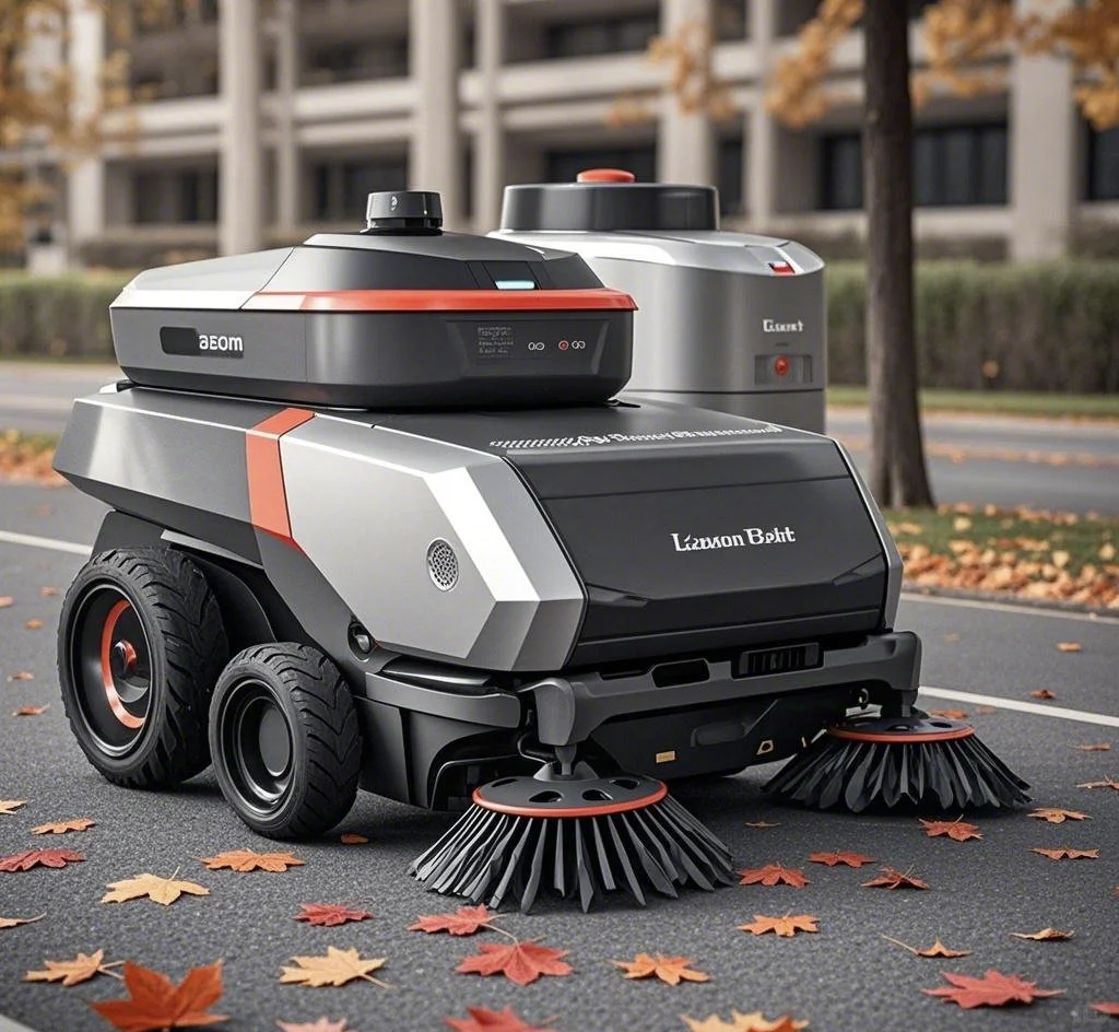 概念落叶收集降解一体车:再生让生活更美好