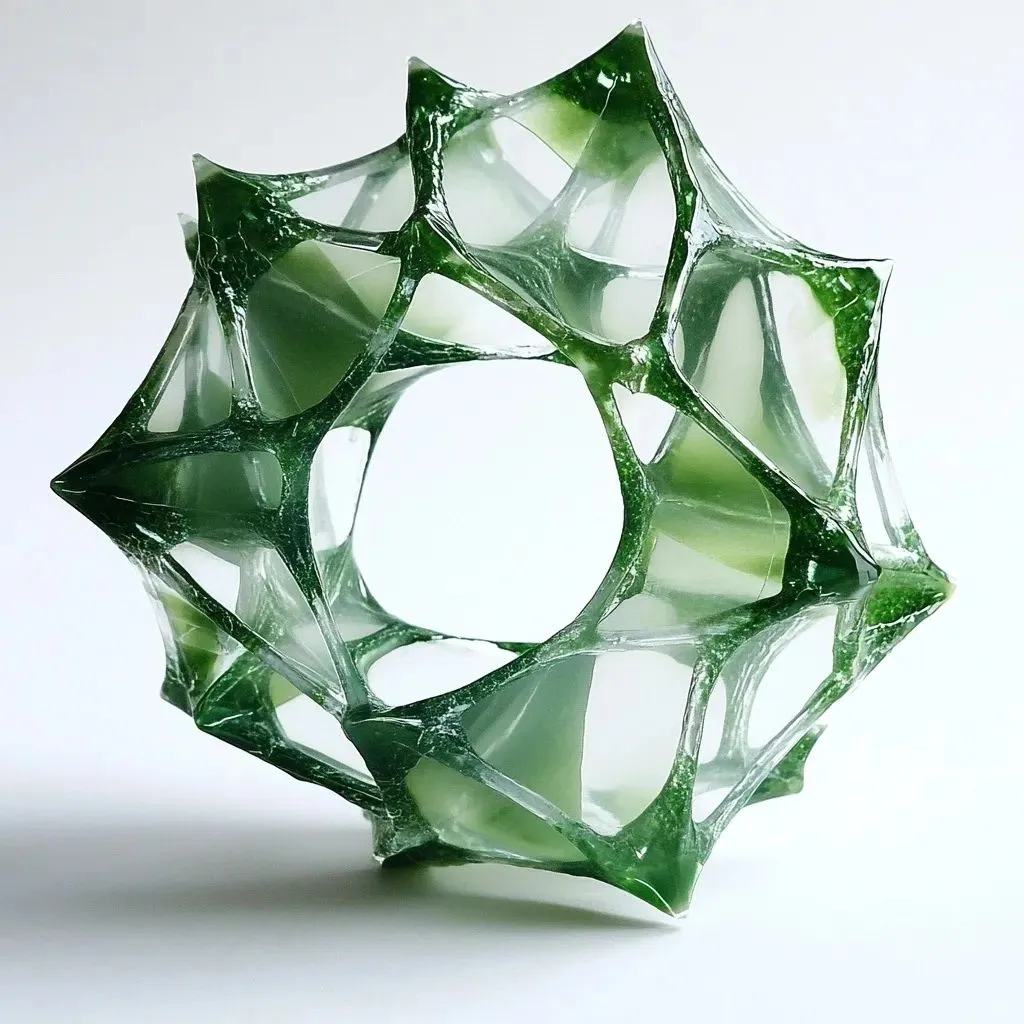 熔融玻璃抽象表现主义创作