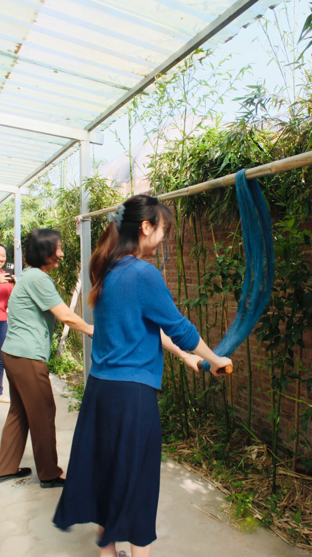 传统手工艺课程 - 鲁锦织造课程 Day:2