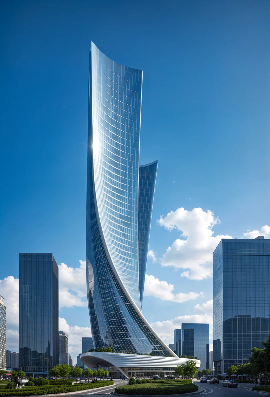 ✨扬帆起航!城市云端的「帆型」办公地标