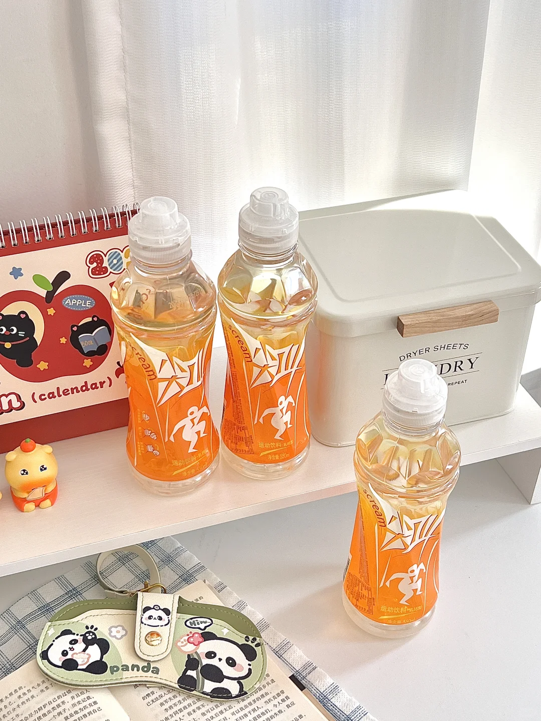 这瓶橙尖叫，是我妈塞给我的！