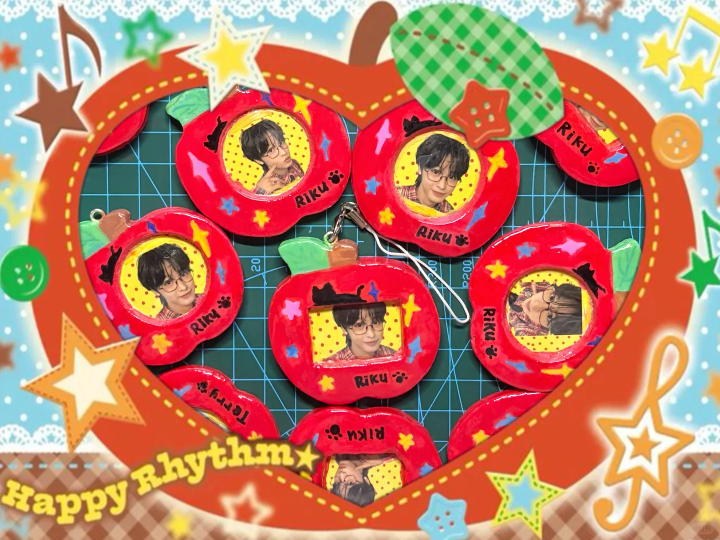 超可爱的物料（石塑黏土挂件）