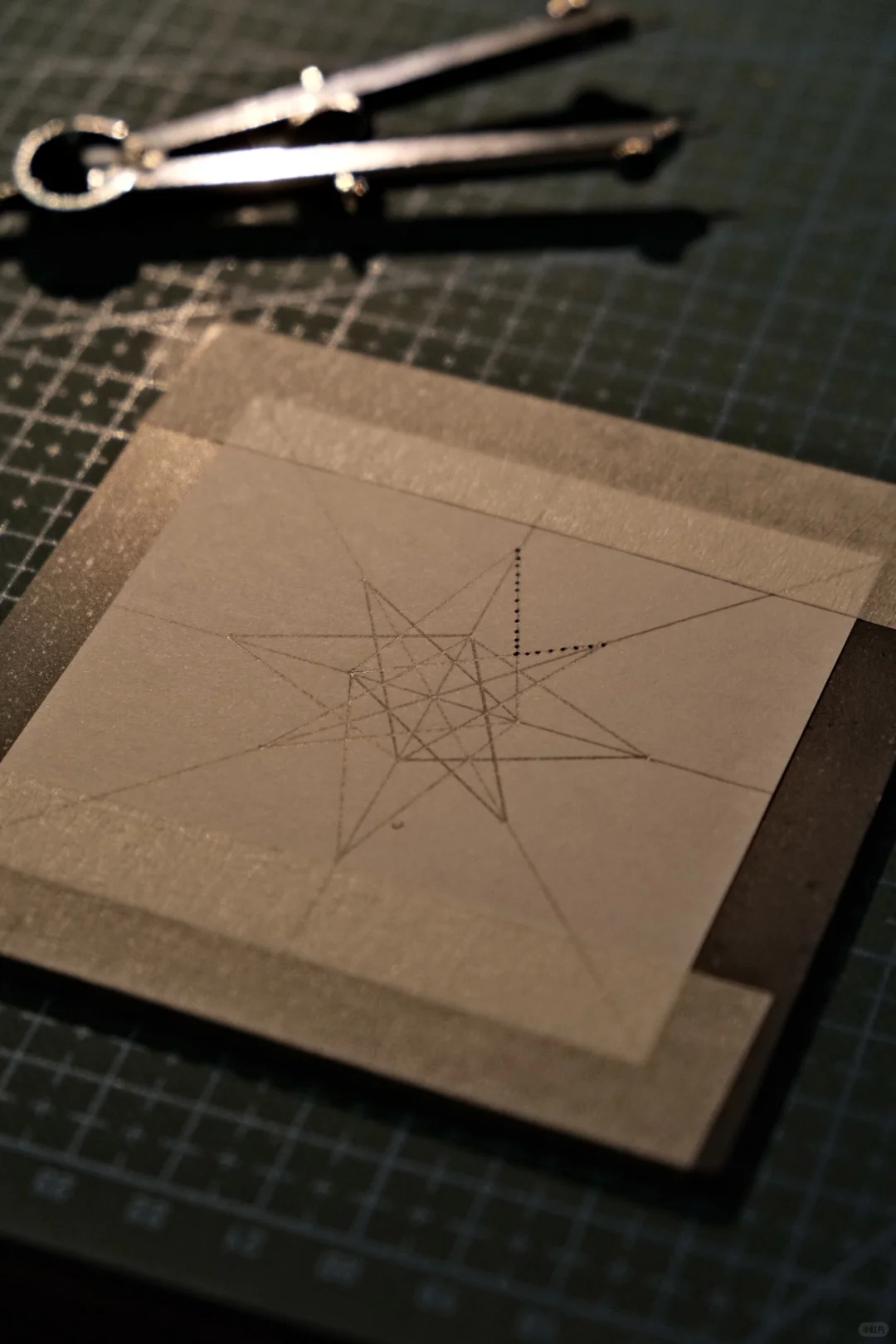 记录全息划痕的制作过程