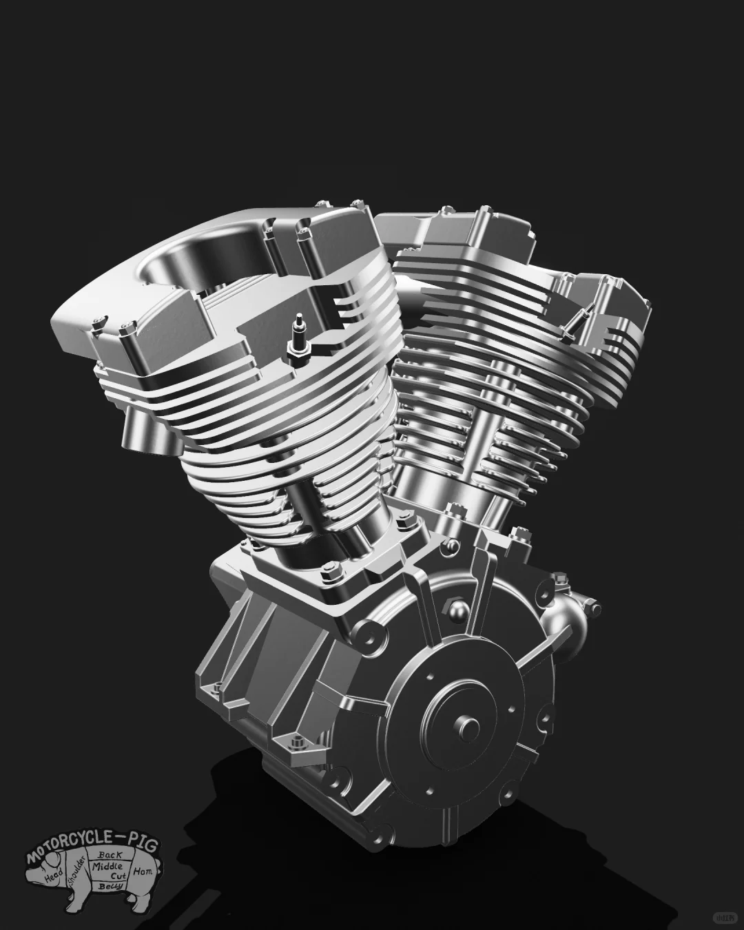 ?制作 铲头发动机模型