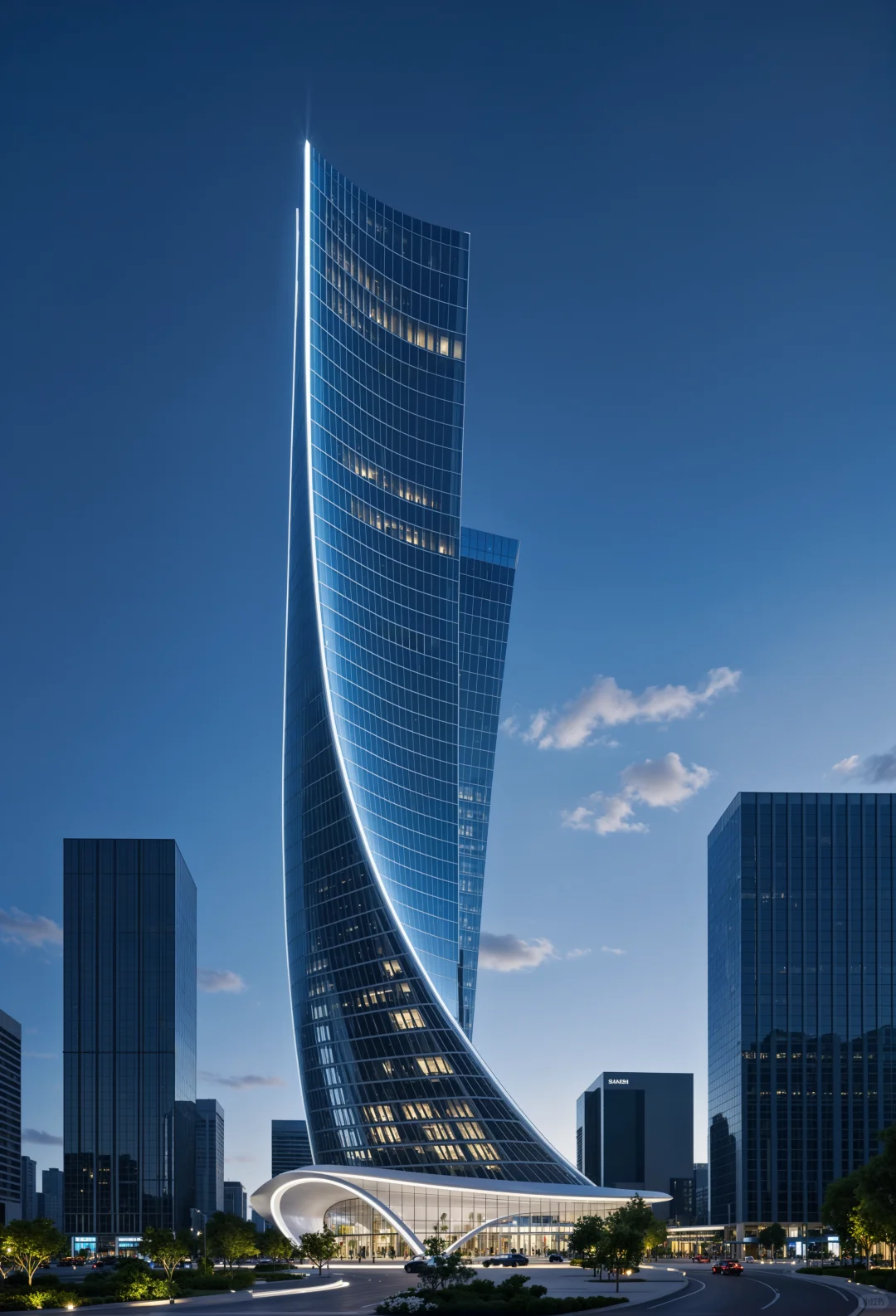 ✨扬帆起航!城市云端的「帆型」办公地标