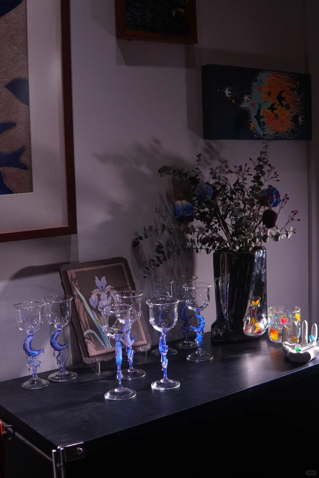 万人期待的星月杯发货啦！灯工玻璃高脚杯