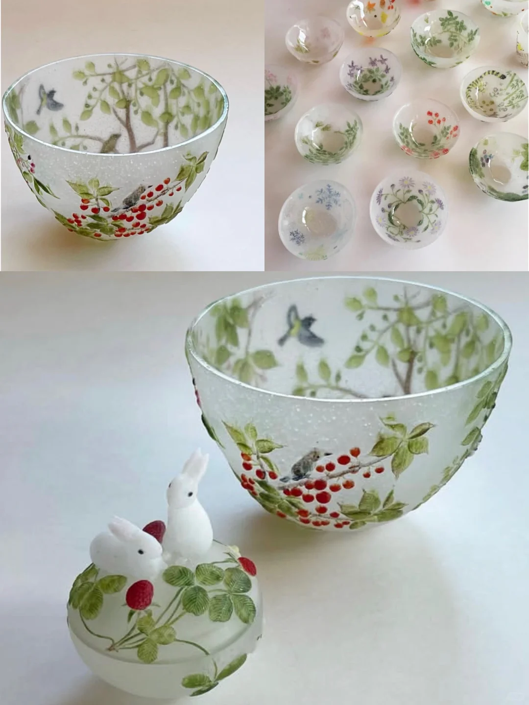 宝藏博主｜日本-冈田多惠 美丽的玻璃器物