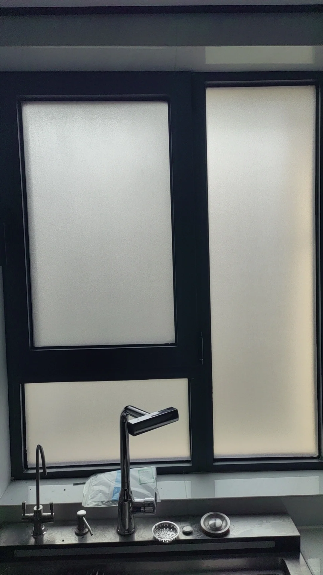 厨房 卫生间 玻璃晶钻磨砂膜