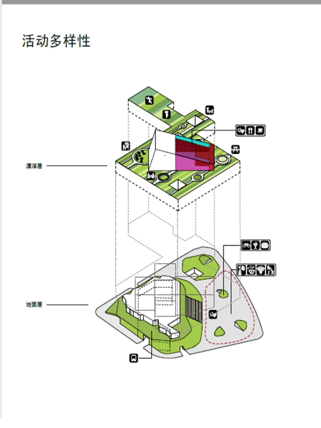 直向建筑_深圳坪山新区文化聚落升起地平线