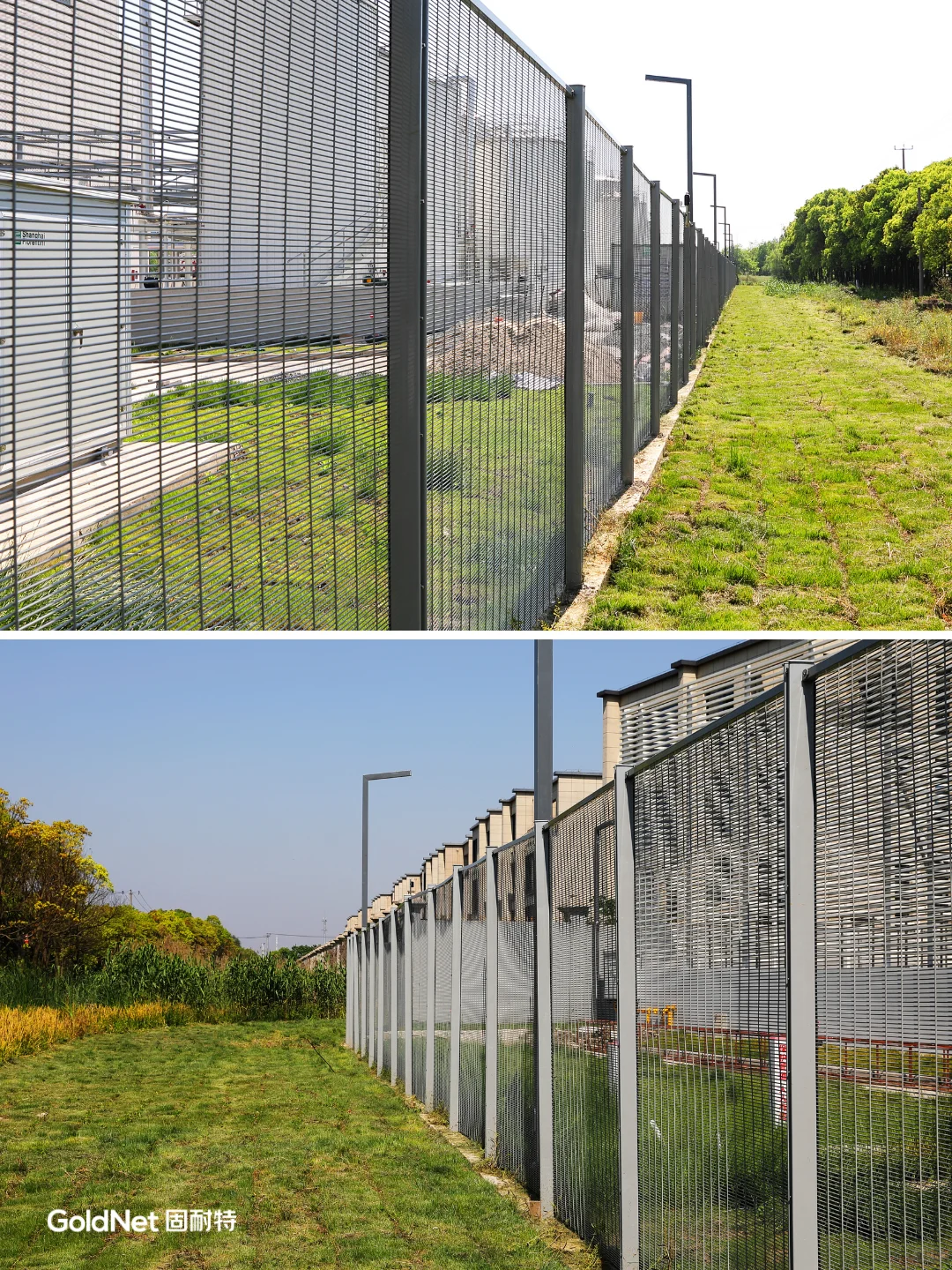 固耐特安防大门围栏