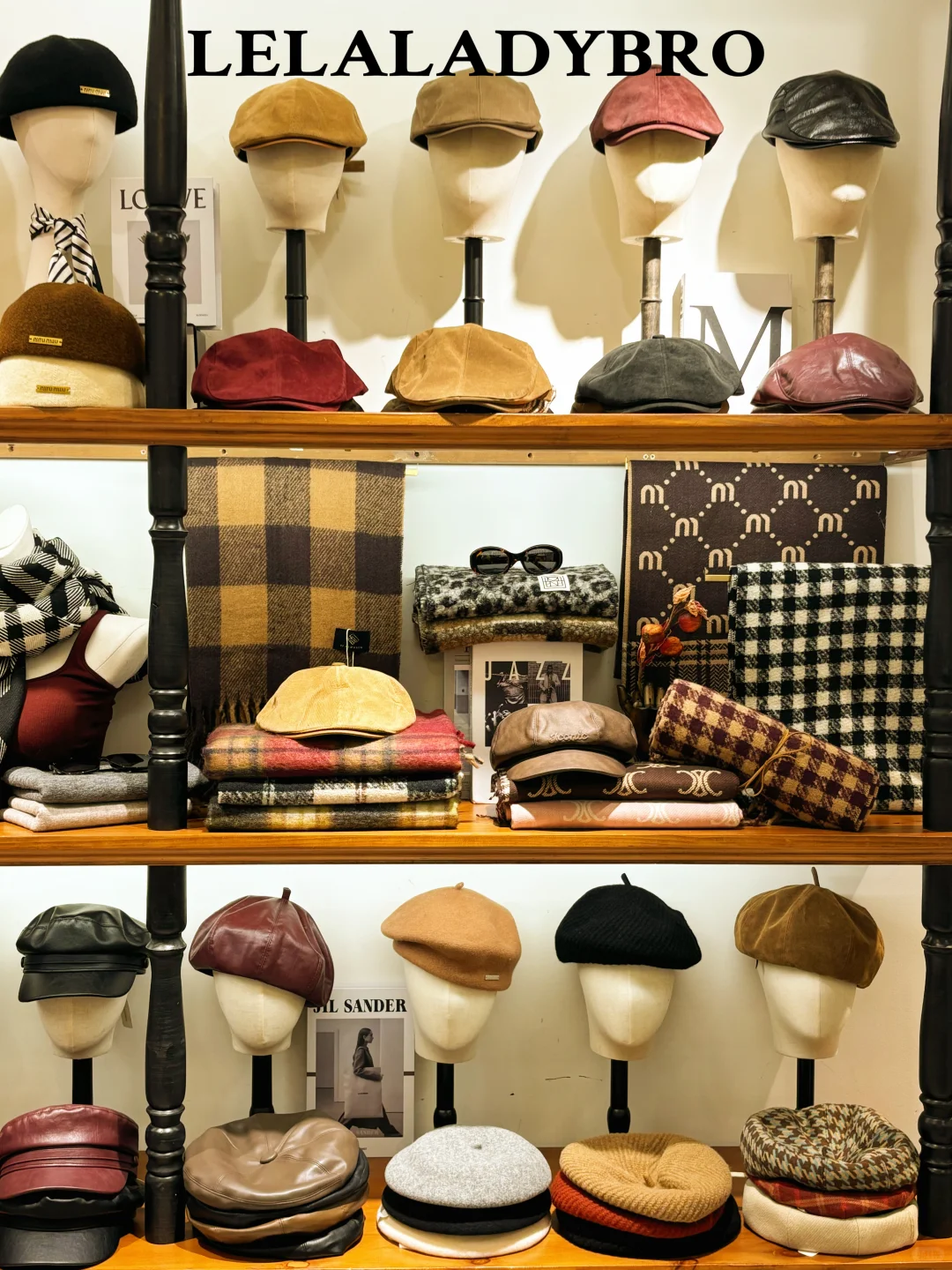 陈列·四季货❄️｜帽子➕围巾组合陈列