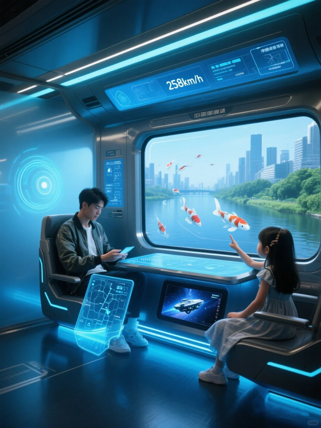 车窗秒变触控屏！城际列车惊现“魔法玻璃”