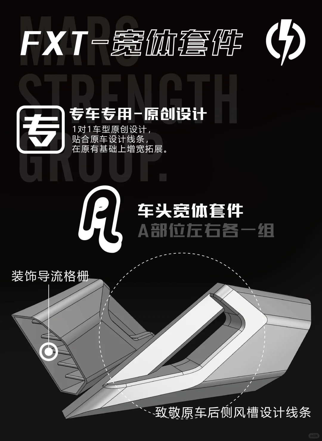 小牛fxt宽体套件 猛男版