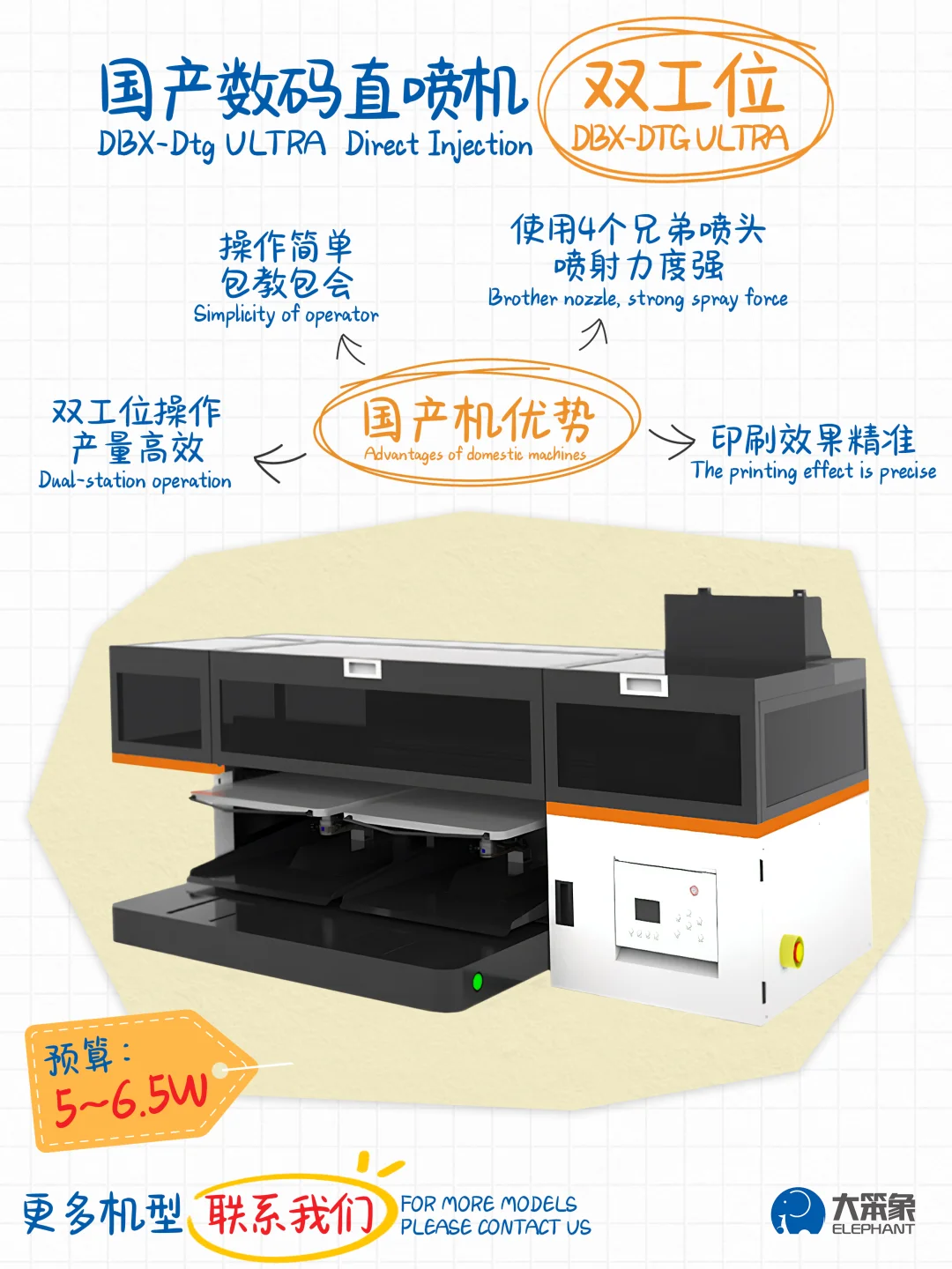 不同预算数码直喷机选购推荐 设备采购指南