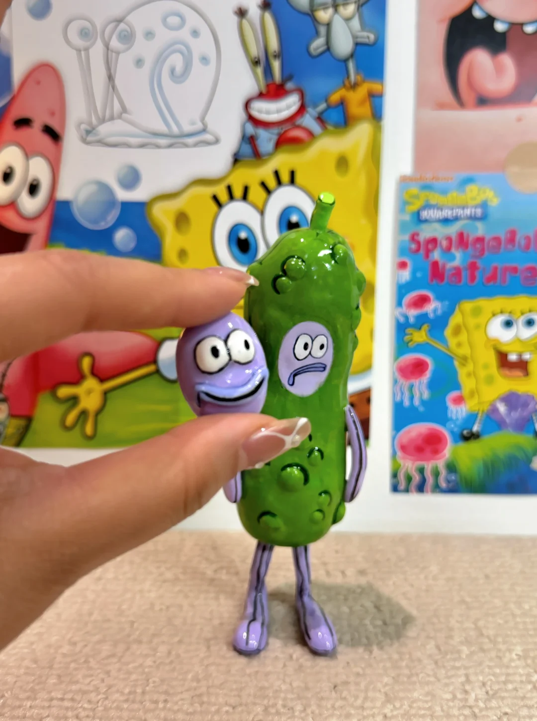 石塑黏土 | 海绵宝宝路人鱼系列