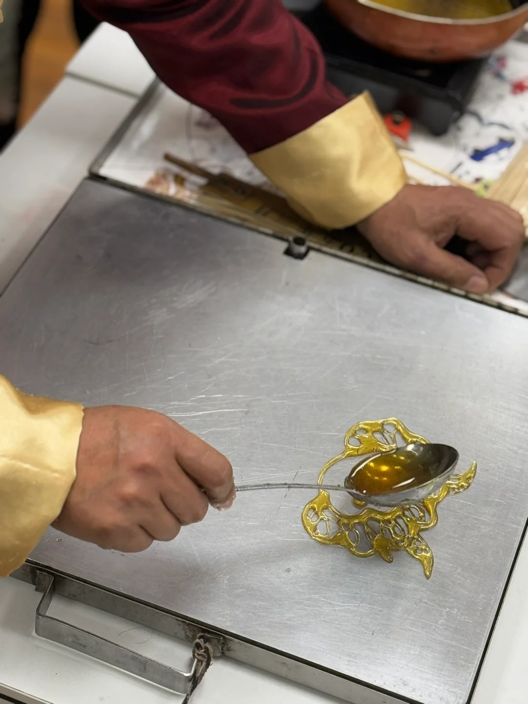 不愧是糖画非遗传承人的?