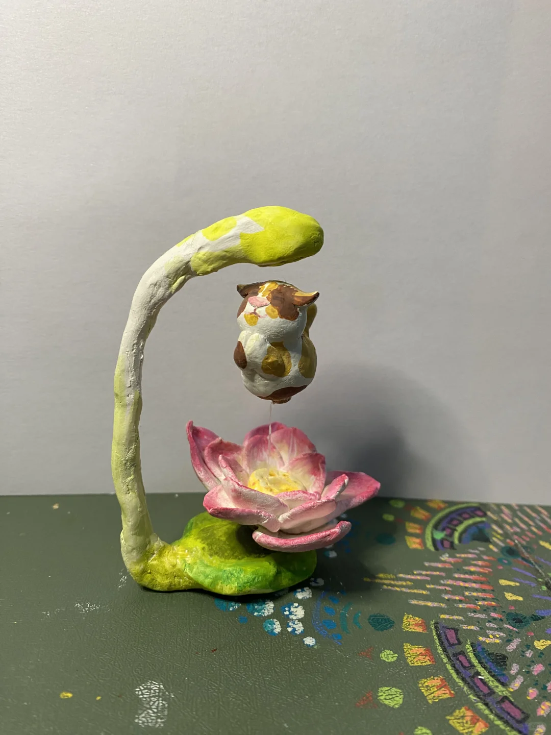 我成了我成了石塑粘土 悬浮佛系小猫