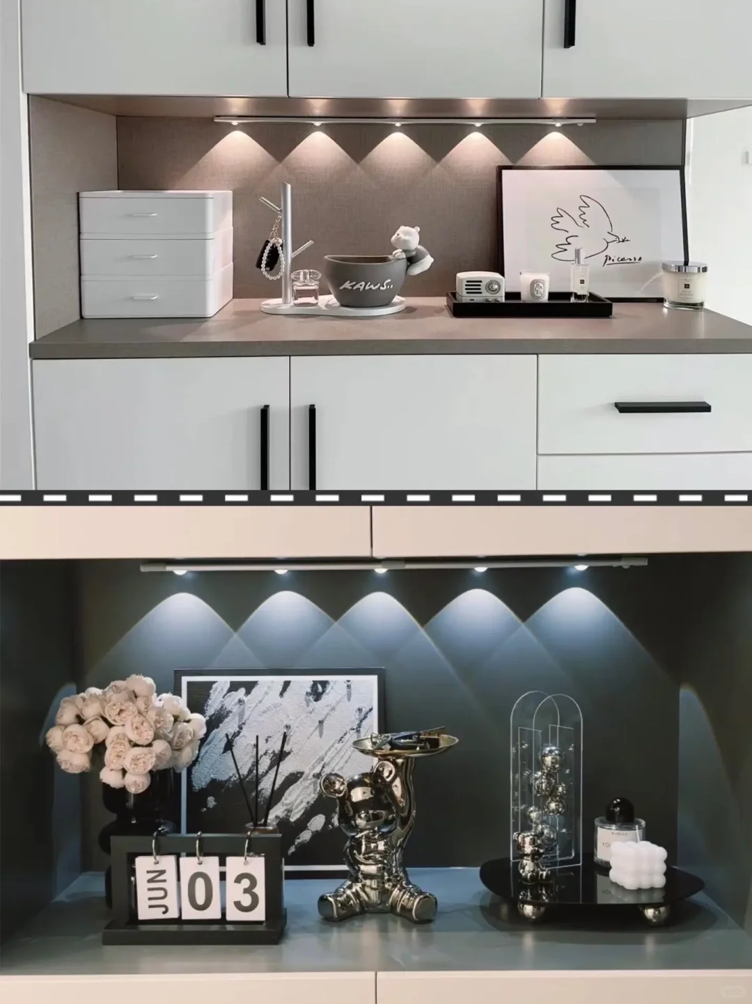 玄关开放格摆件