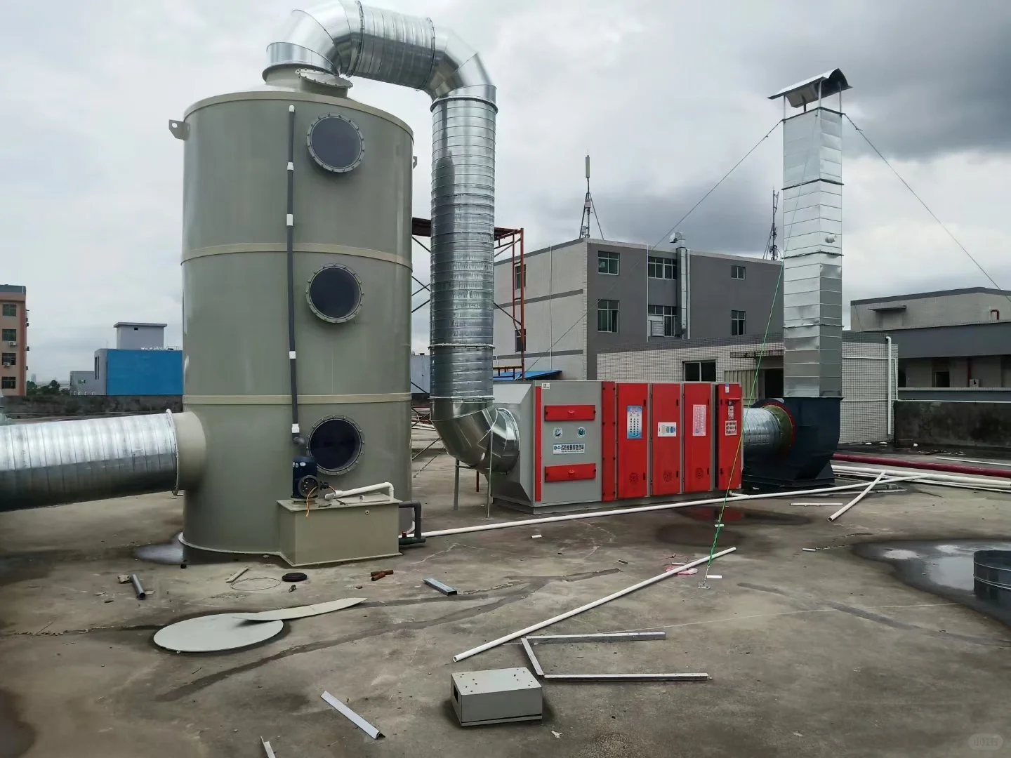 喷淋塔技术如何实现废气处理