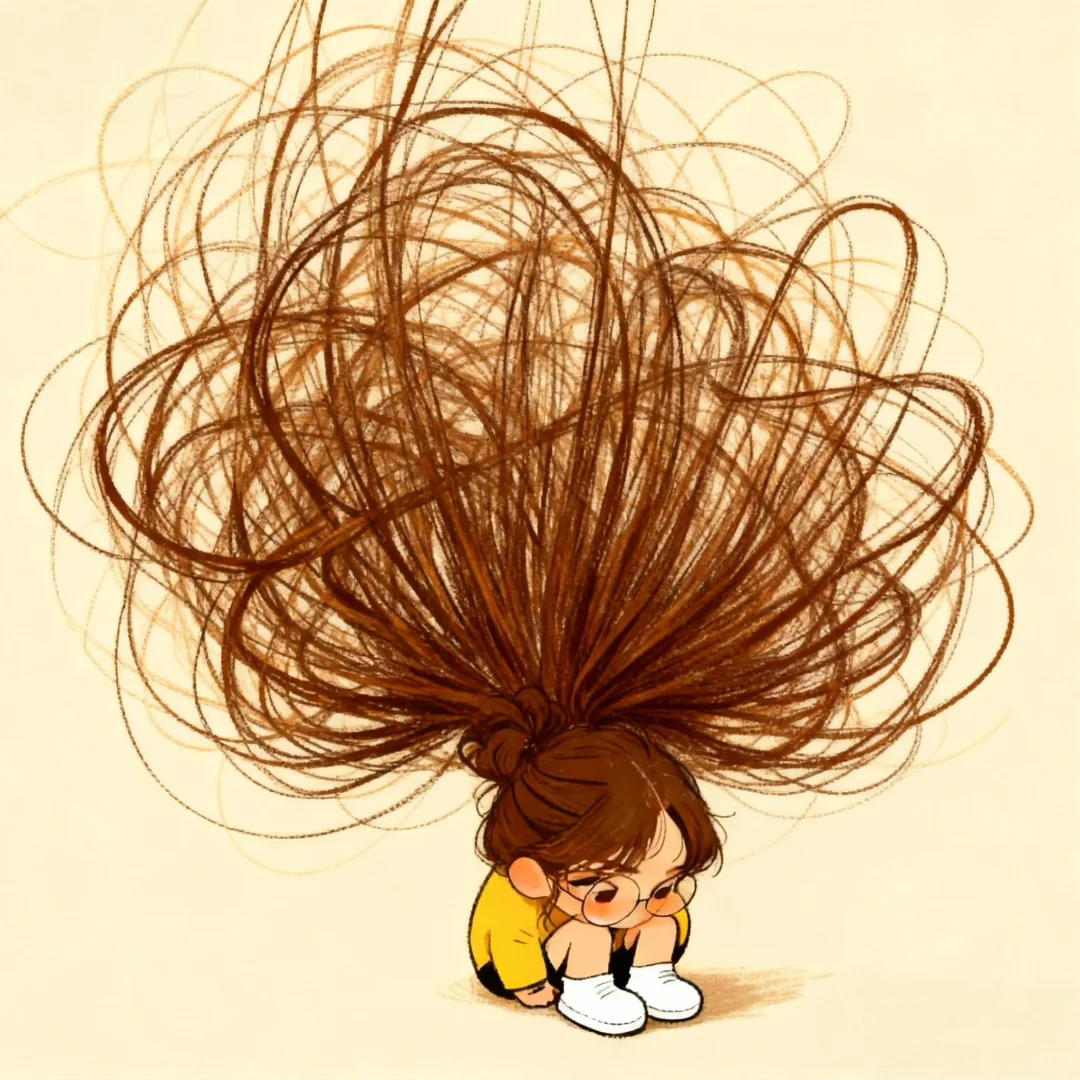 【当情绪像头发一样，缠成了解不开的线】