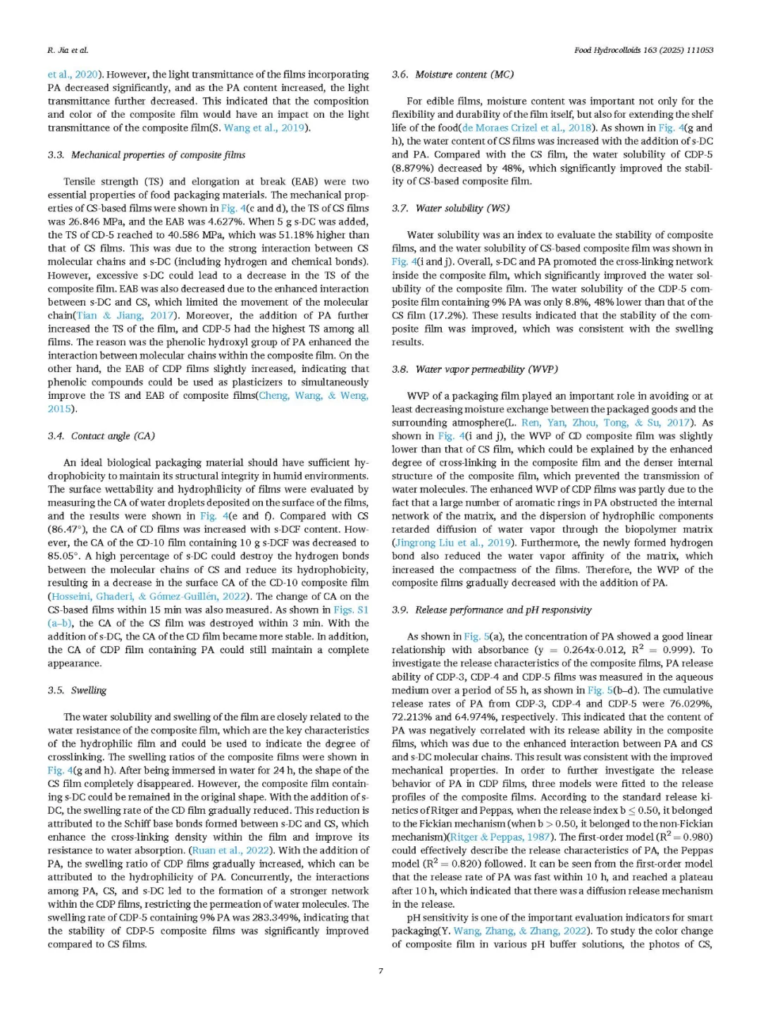 壳聚糖×二醛纤维素×原花青素：变色保鲜膜