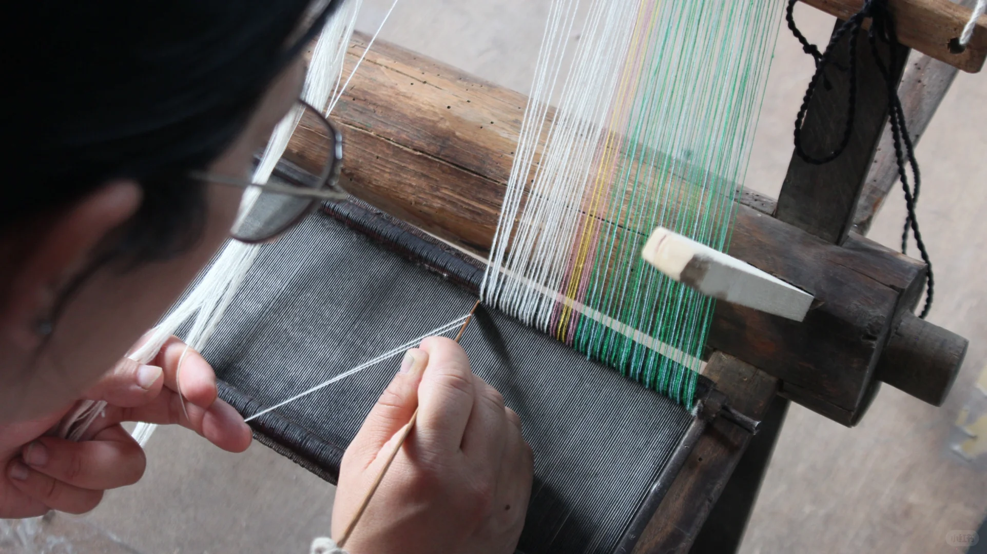 传统手工艺课程 - 鲁锦织造课程 Day:2