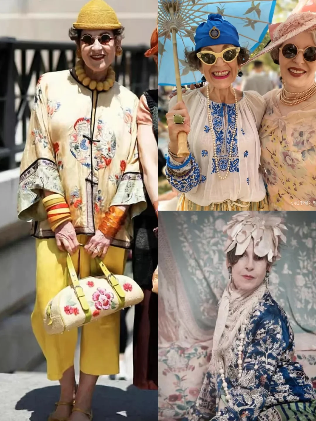 痴迷混搭中国风的时髦老太