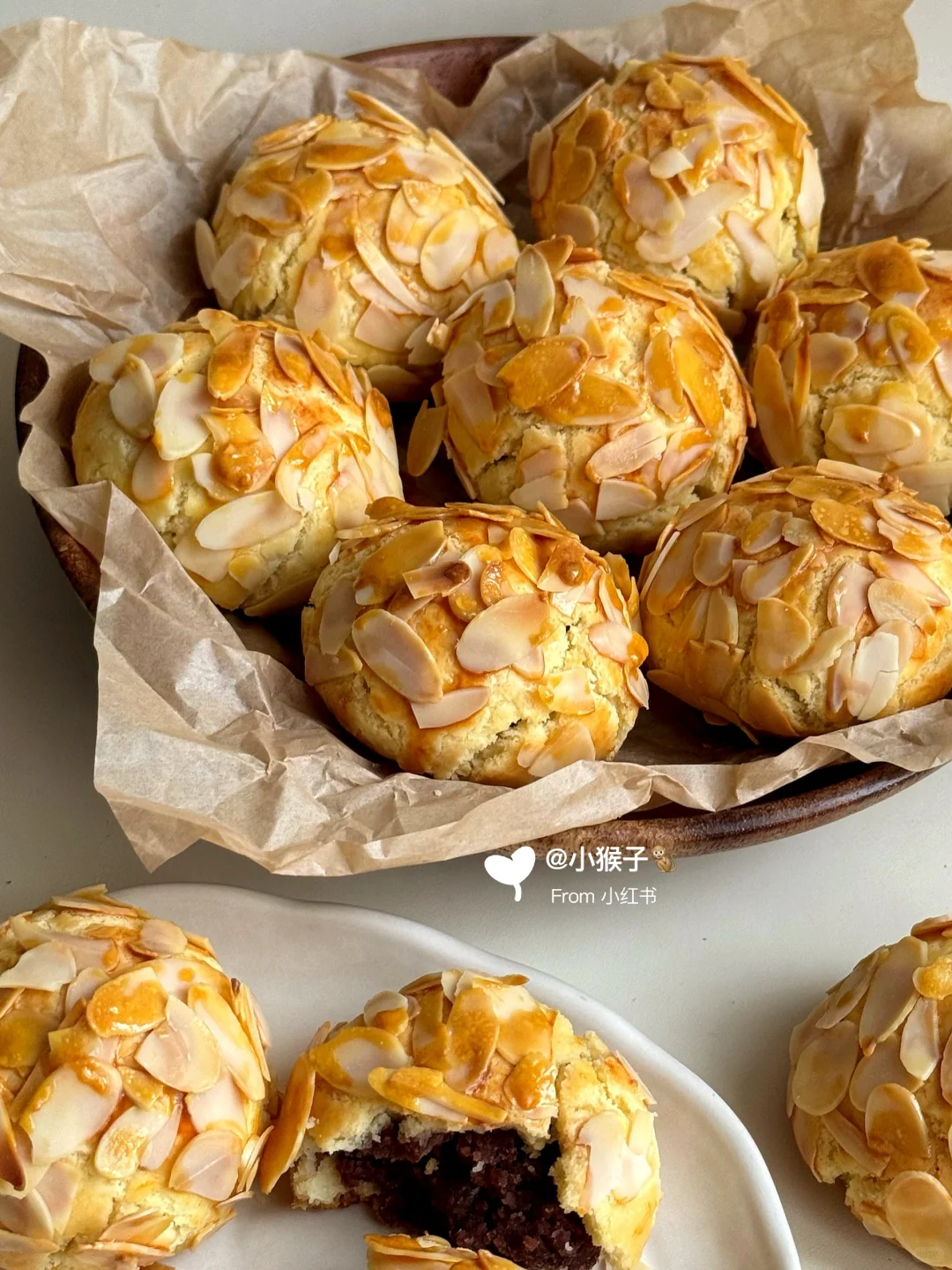 绝啦，红豆沙杏仁酥，搅一搅有手?都会做