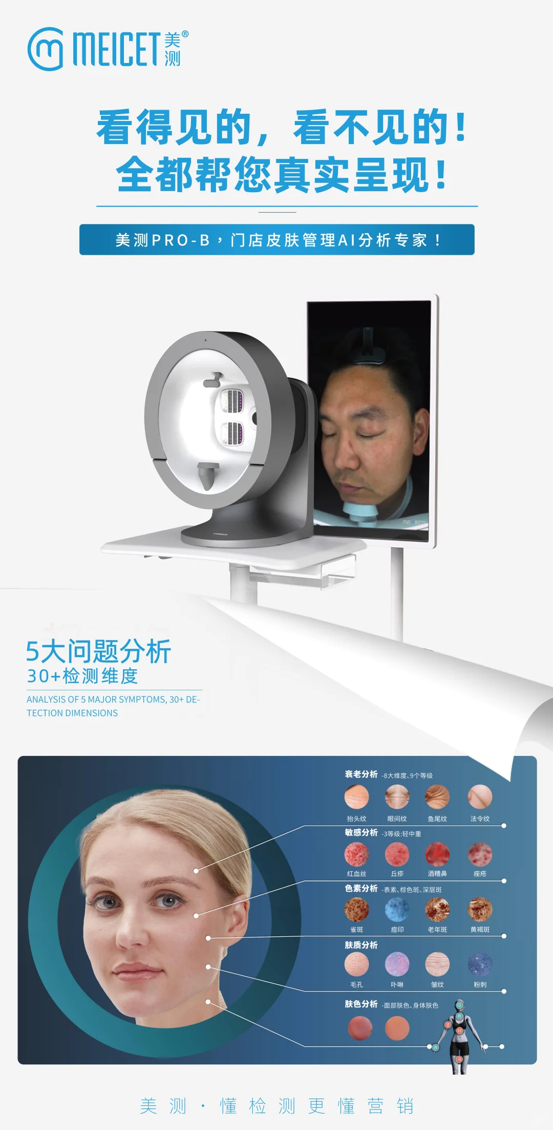 美容门店专用✔美测PRO-B,啥啥都挺好