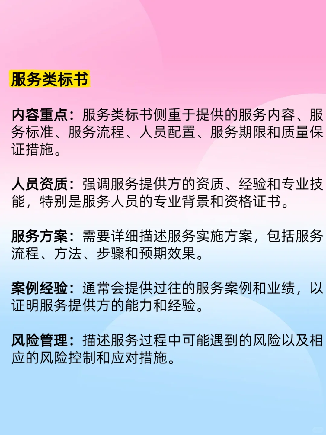 3 分钟速记！服务、货物、工程标书区别