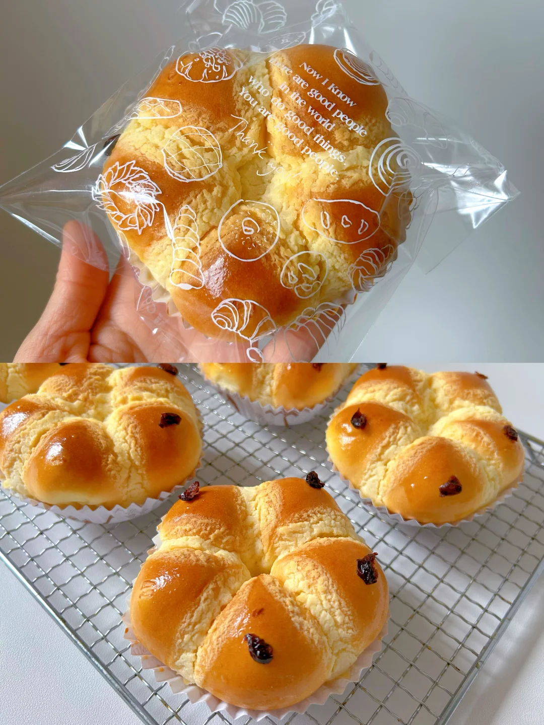 私房爆火的花朵面包‼️原来这么简单‼️