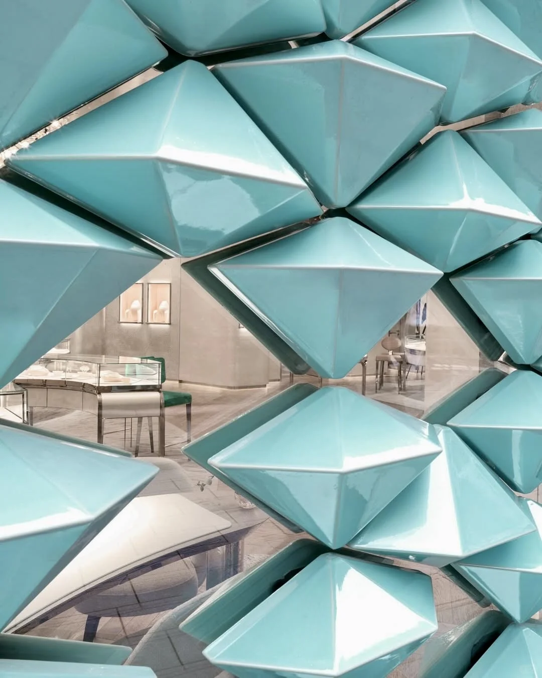 Tiffany store | 流光溢彩的蒂夫尼蓝