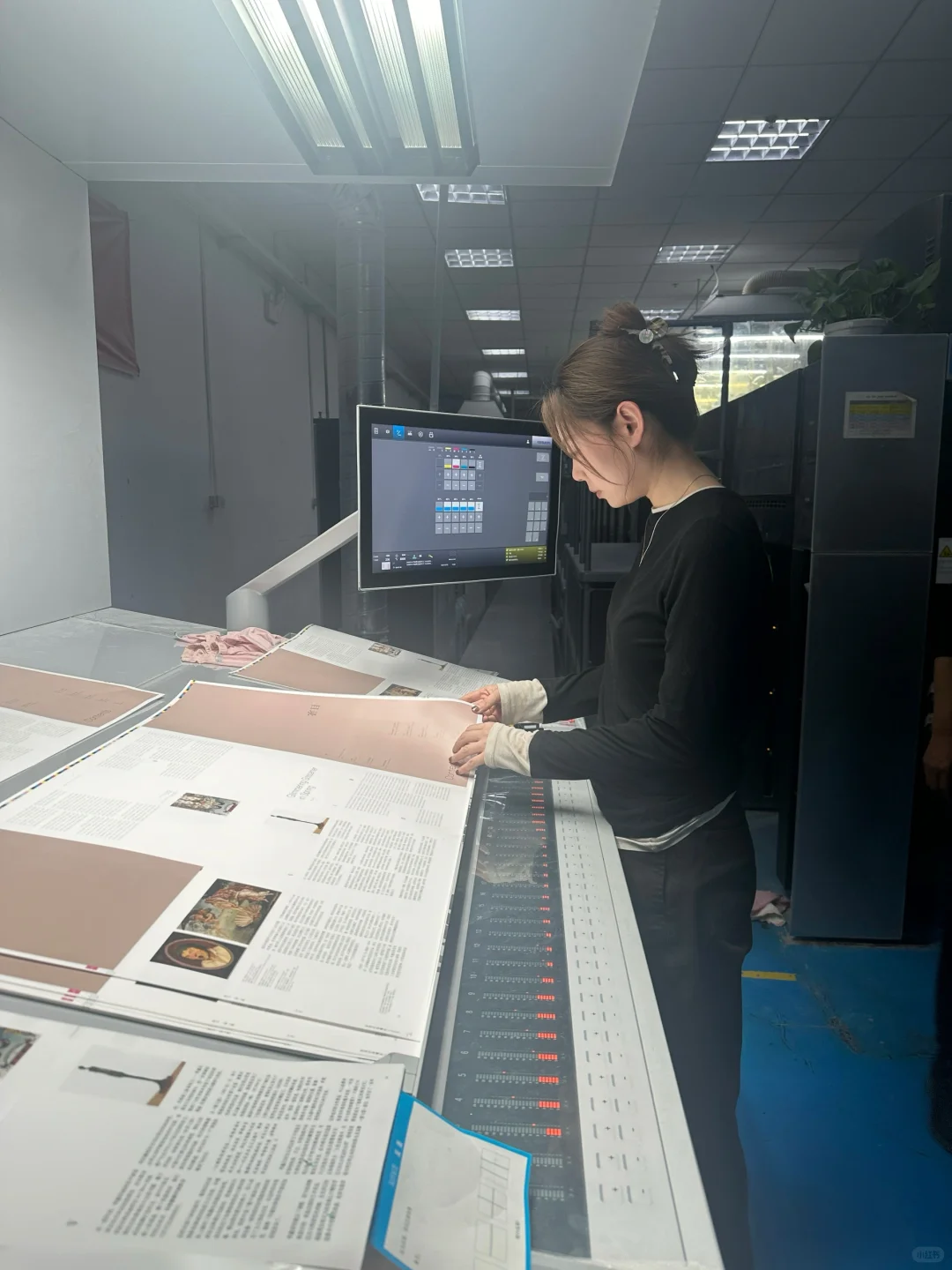 印刷厂女工的一天?