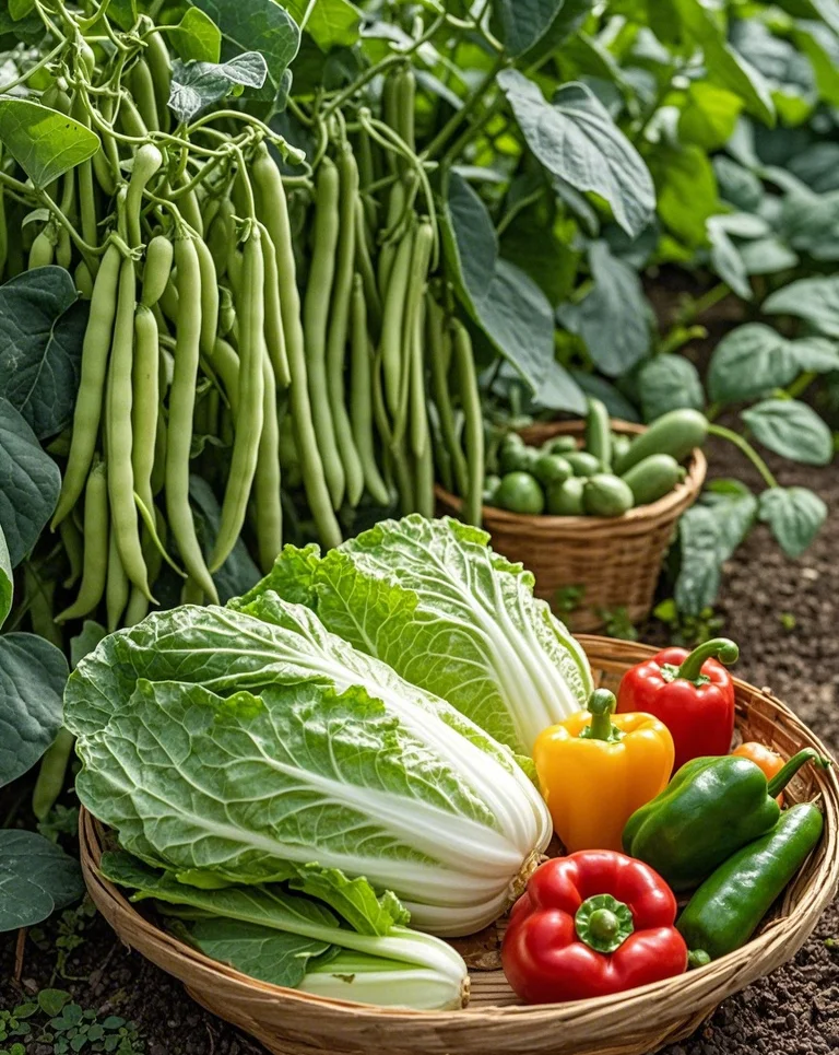 收获的季节，田园农家小院