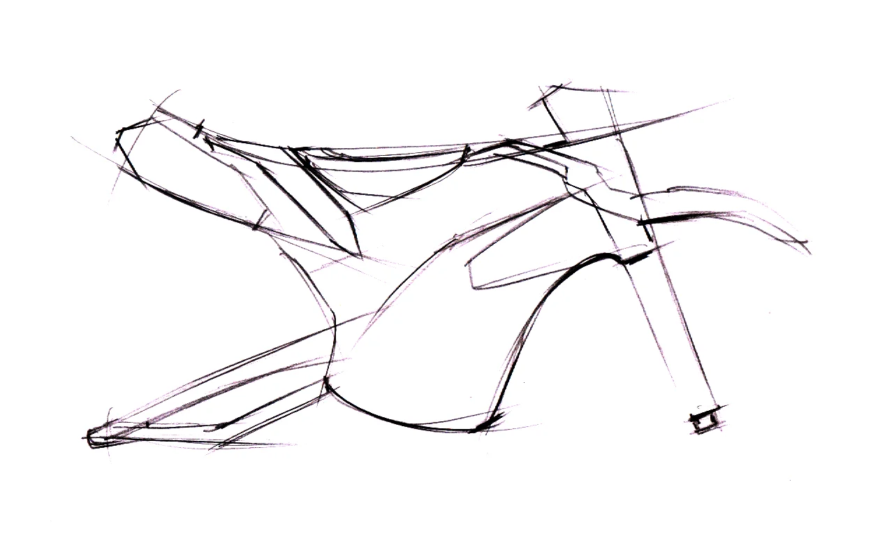 手绘交通工具线稿到马克笔上色详细步骤分享