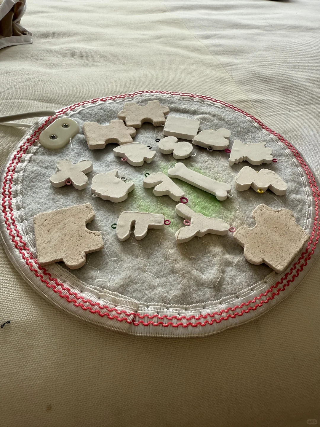 蜡笔小新风铃挂件｜石塑粘土