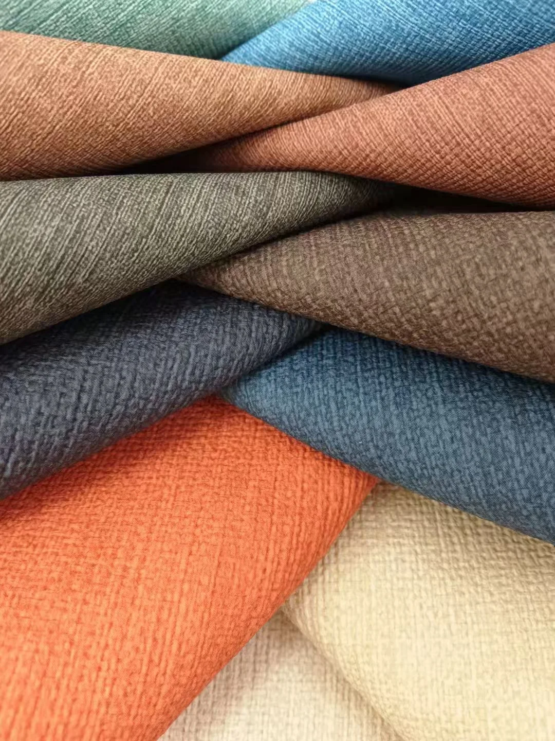 布纹皮革，两百个色任你选择?