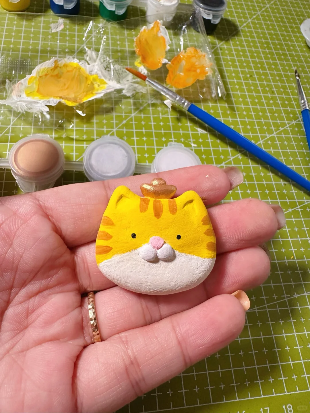 石塑粘土｜在猫猫头的吸引下入坑啦??‍♀️