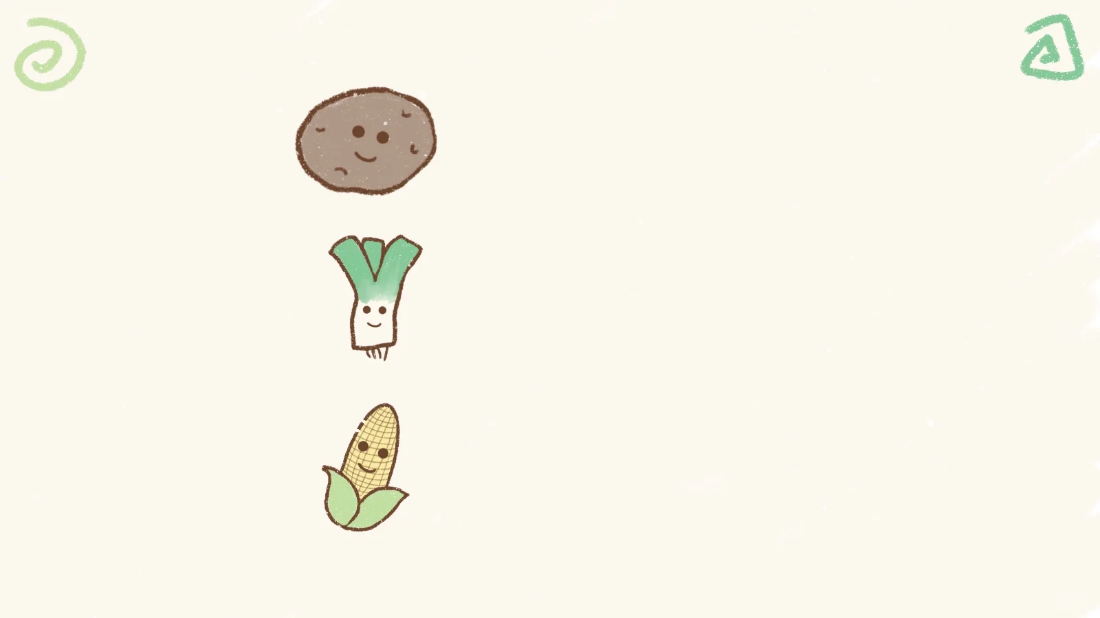 ?卡通蔬菜背景图｜卡通蔬菜｜原创PPT模板