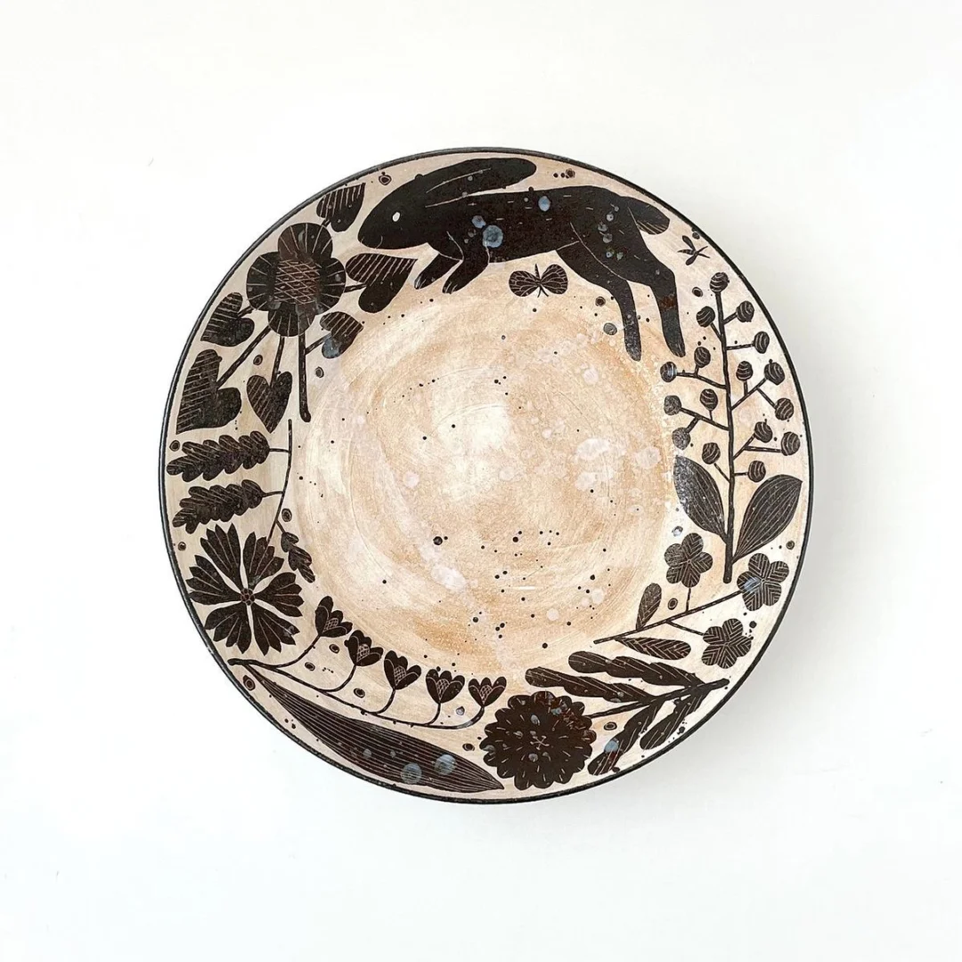 黑色化妆土也可以很漂亮❗️❗️