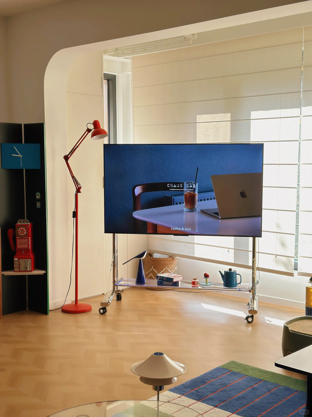 89㎡包豪斯小家,电视支架让空间灵动又高级