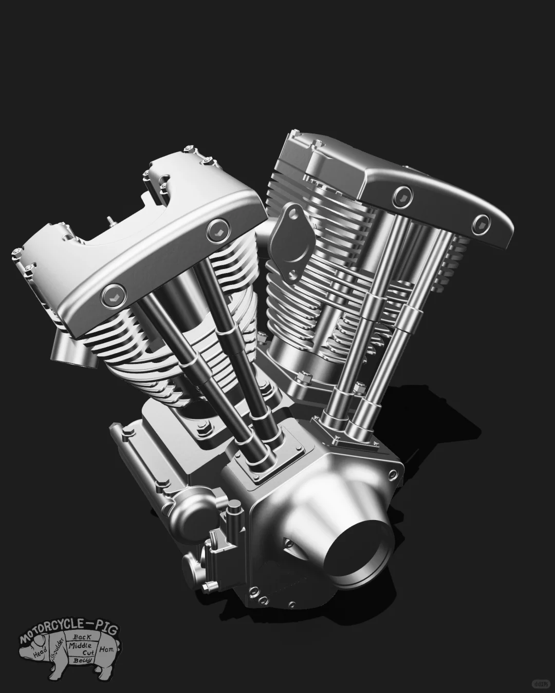 ?制作 铲头发动机模型