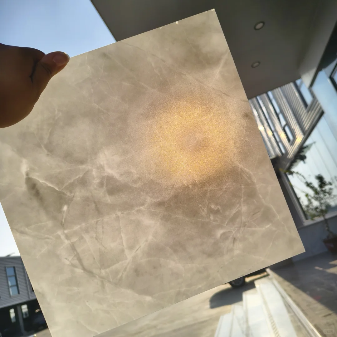 高温彩釉仿云石玻璃